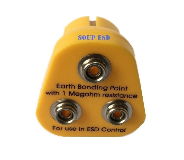 EU type Earth Bonding Point with 1 megohm resistance SP-GRO12