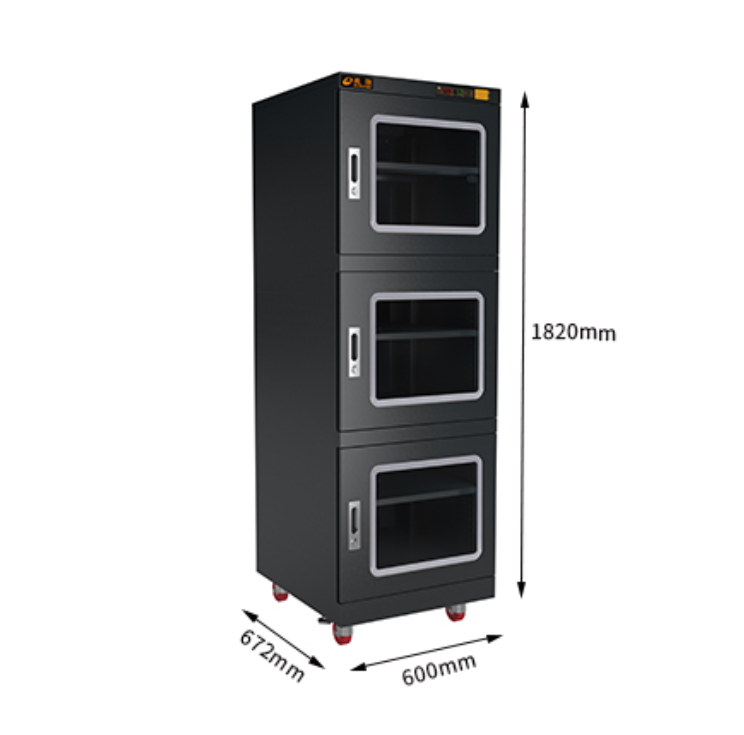 X2B-600 Dr.Storage 5% RH Dry Cabinet Ultra low humidity desiccant storage box for IC package, MSD, MBB, PCB storage